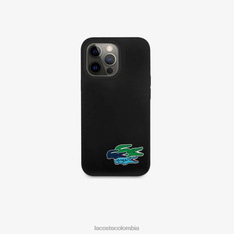 funda de silicona para iphone 14 pro max blanco Lacoste accesorios hombres 80XZX2216