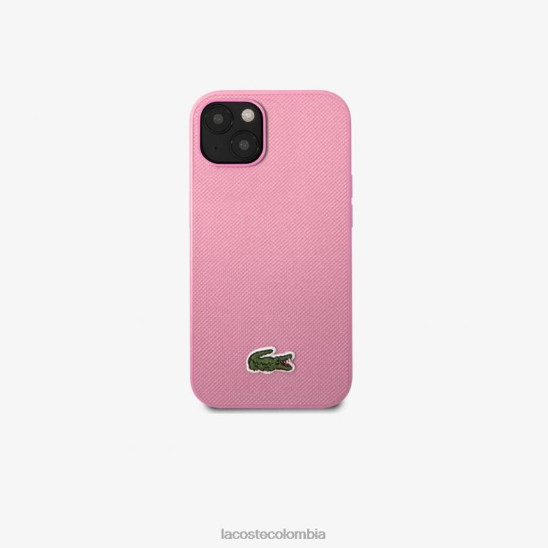 funda para iphone 14 plus efecto petit piqué Parma Lacoste accesorios hombres 80XZX2226