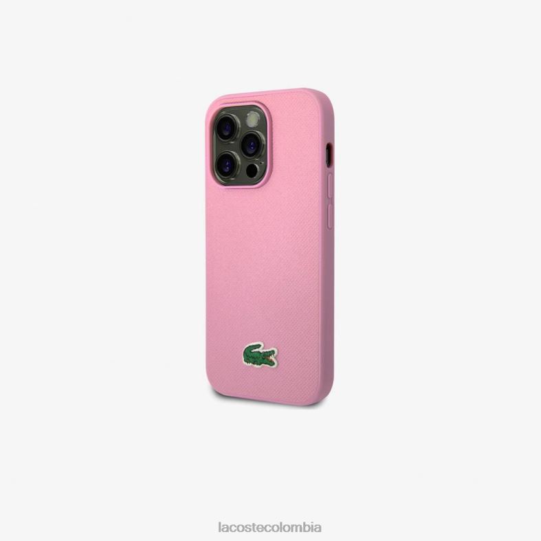 funda para iphone 14 pro max efecto petit piqué Parma Lacoste accesorios hombres 80XZX2215