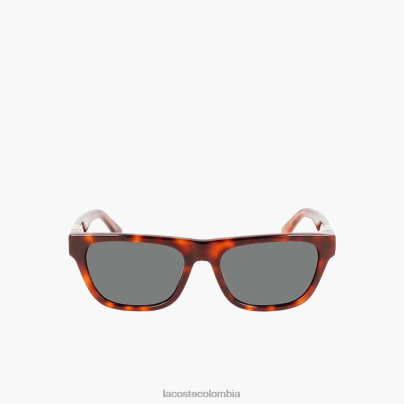 gafas de sol estilo escamas rectangulares de acetato l.12.12 la Habana Lacoste accesorios hombres 80XZX2183