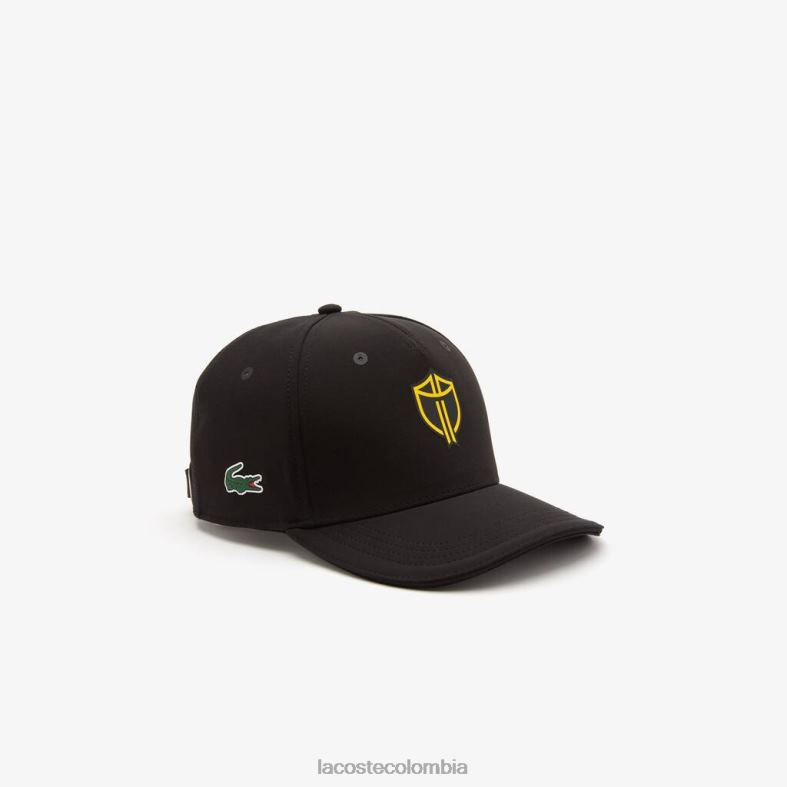 gorra deportiva de tafetán elástico presidents cup negro Lacoste accesorios hombres 80XZX2334