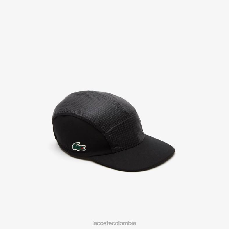 gorra deportiva girolle con visera plegable negro Lacoste accesorios hombres 80XZX1918