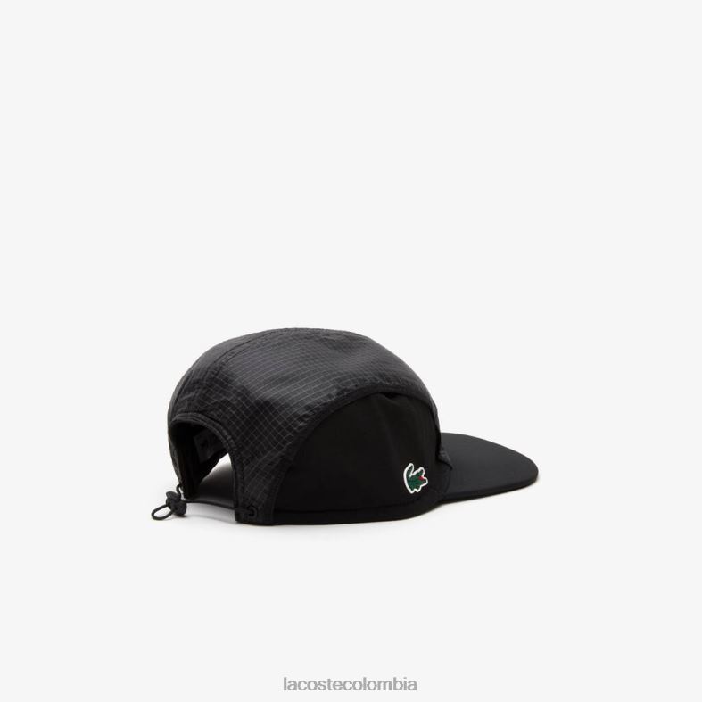 gorra deportiva girolle con visera plegable negro Lacoste accesorios hombres 80XZX1918