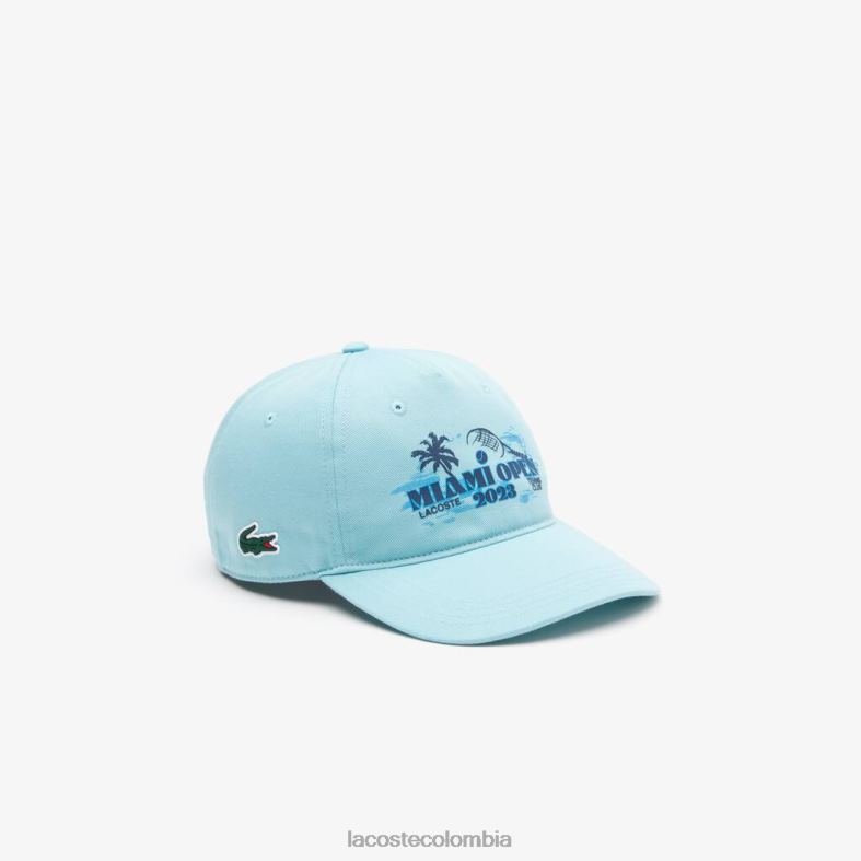 gorra sport miami open edition de sarga menta Lacoste accesorios hombres 80XZX2174