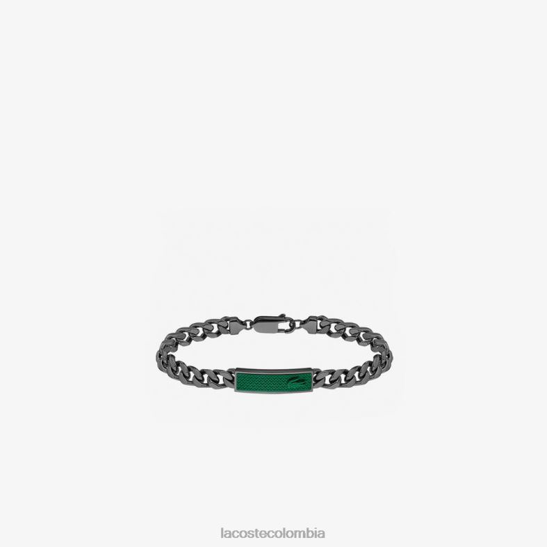 conjunto y pulsera a juego acero negro Lacoste accesorios hombres 80XZX2211