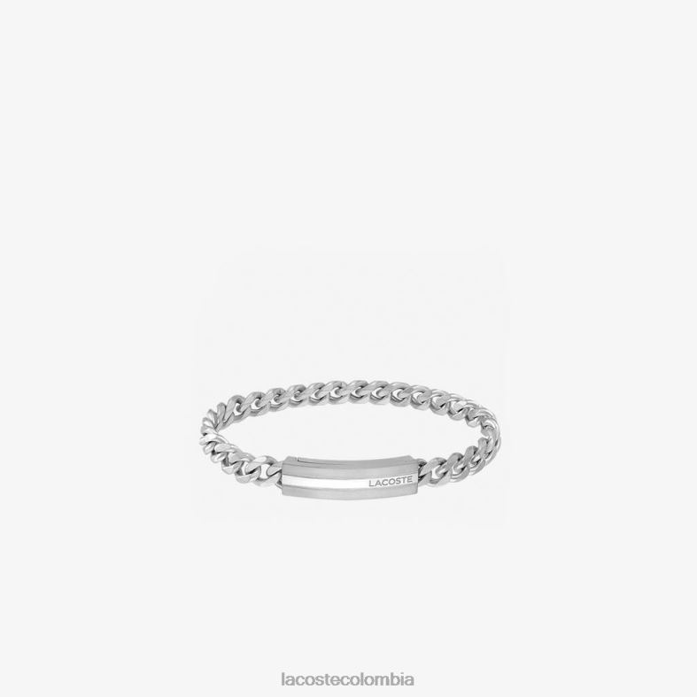pulsera de aventurero plata Lacoste accesorios hombres 80XZX2192