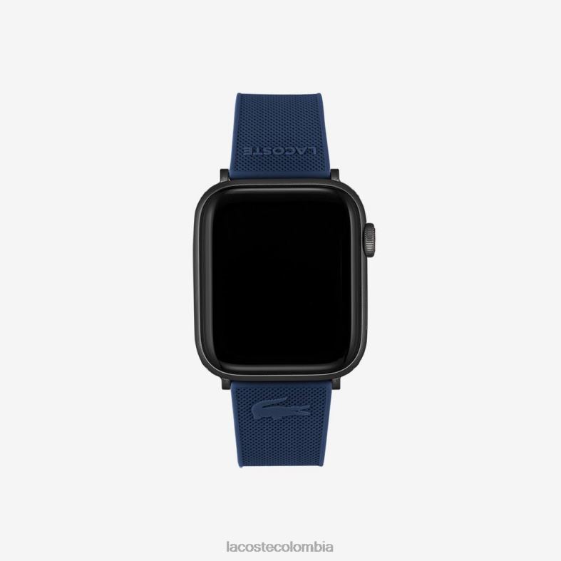 correa de reloj de manzana negro Lacoste accesorios hombres 80XZX2285