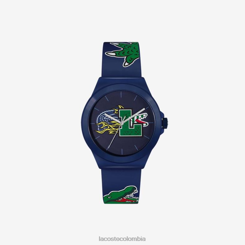 reloj neocroc con correa de silicona azul azul Lacoste accesorios hombres 80XZX2207