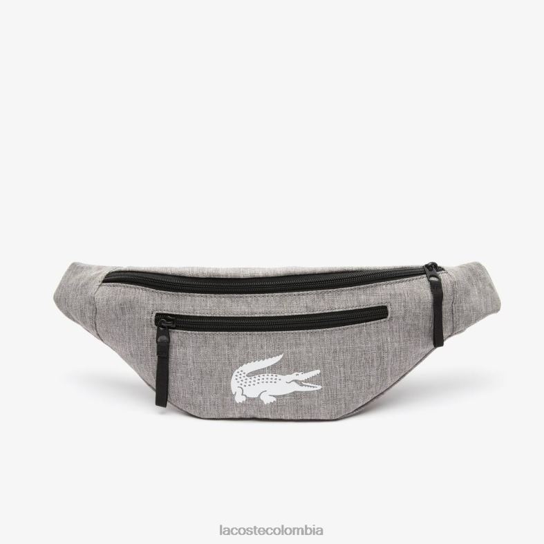 riñonera de fibra reciclada gris chino Lacoste bolsos y marroquinería hombres 80XZX2005
