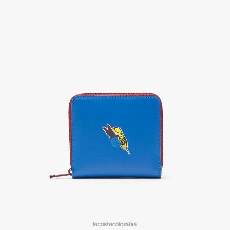 cartera con cremallera y placa de cocodrilo puerto pequeño Lacoste bolsos y marroquinería hombres 80XZX2133