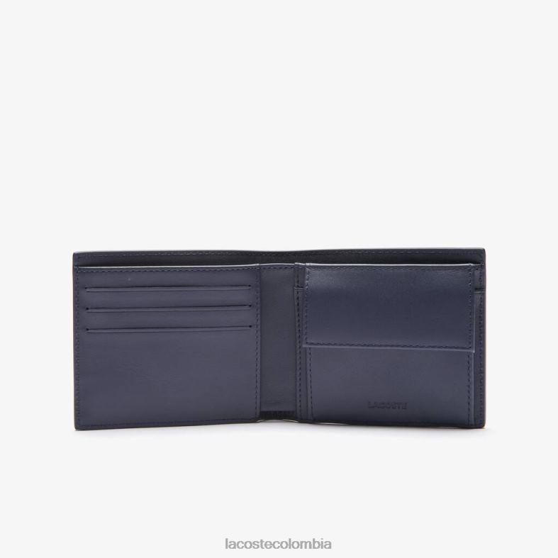 cartera fitzgerald de piel púrpura Lacoste bolsos y marroquinería hombres 80XZX1945