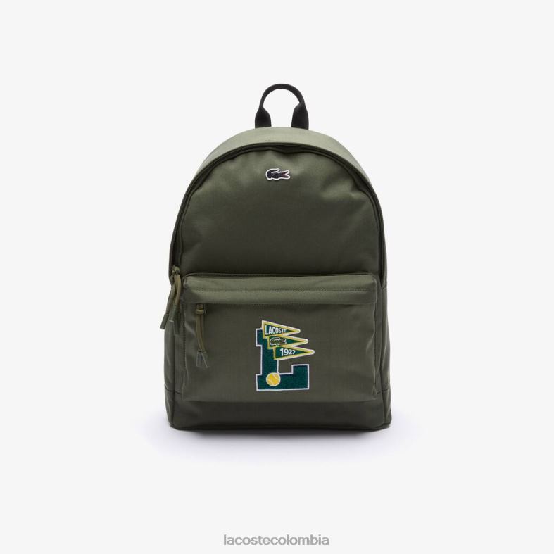 mochila neocroc banderines l insignia de lona parche baobab Lacoste bolsos y marroquinería hombres 80XZX2070