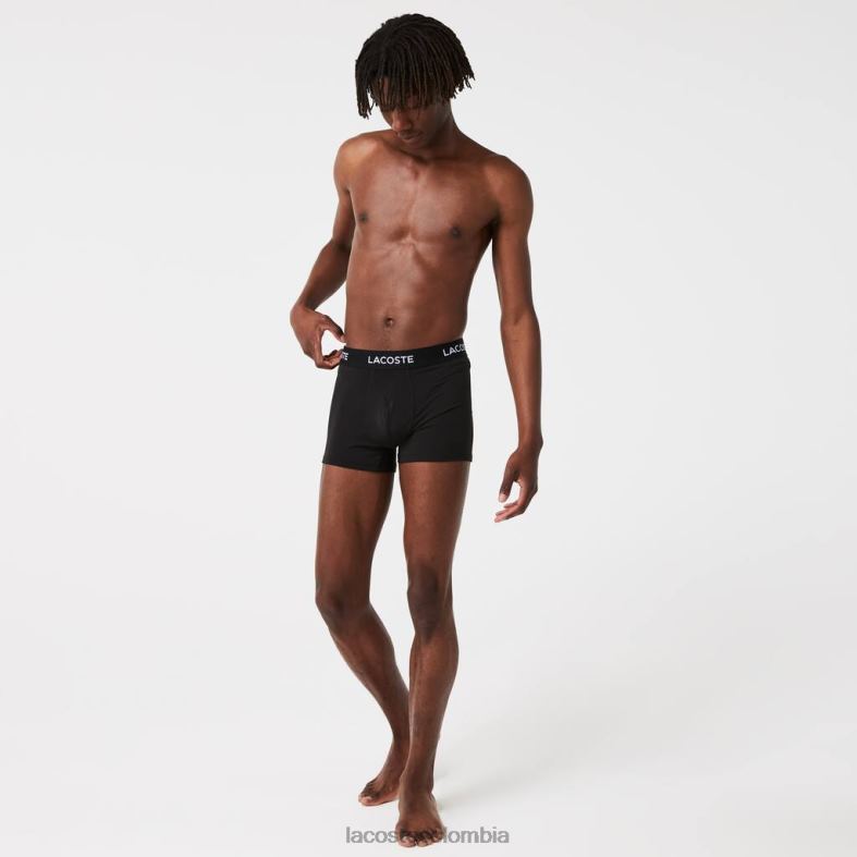 baúl de microfibra paquete de 3 negro Lacoste ropa hombres 80XZX1461