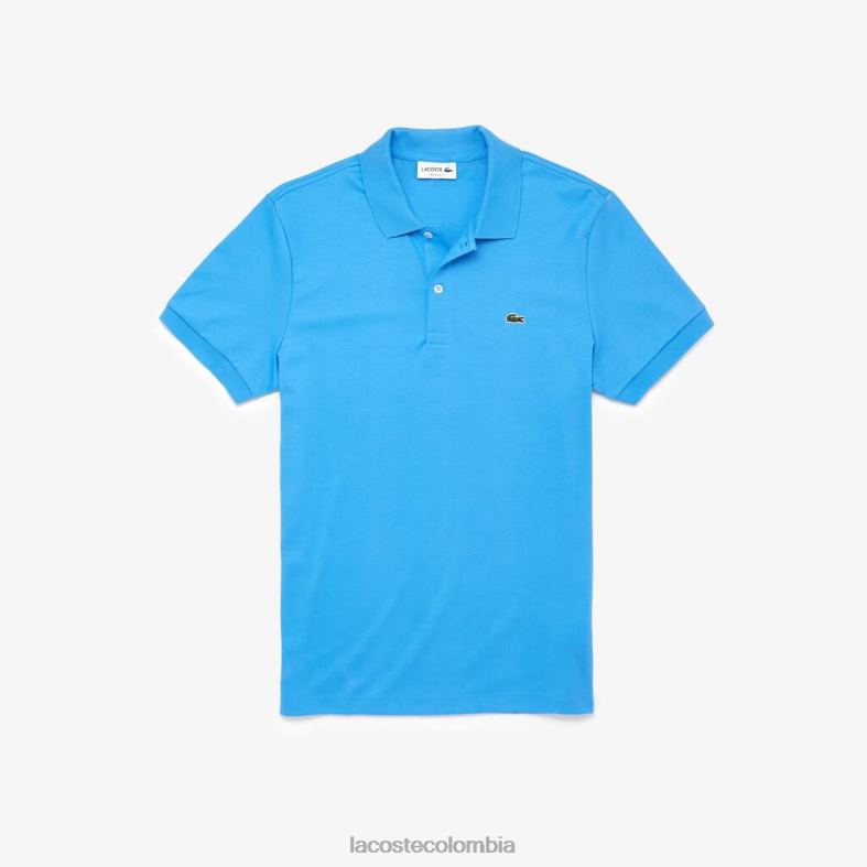polo de algodón pima de ajuste regular azul Lacoste ropa hombres 80XZX259
