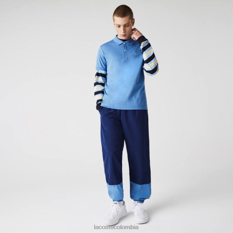 polo de algodón pima de ajuste regular azul Lacoste ropa hombres 80XZX928