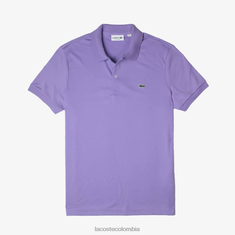 polo de algodón pima de ajuste regular púrpura Lacoste ropa hombres 80XZX260