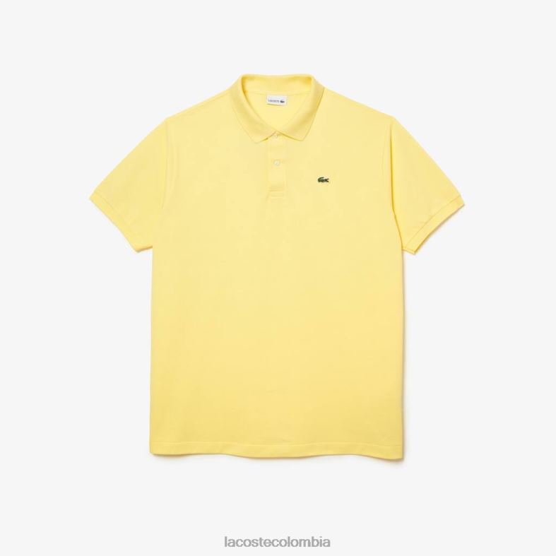 polo de petit piqué de algodón - talla grande - alto amarillo Lacoste ropa hombres 80XZX186