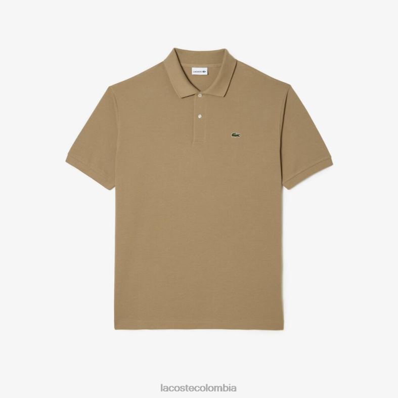 polo de petit piqué de algodón - talla grande - alto beige Lacoste ropa hombres 80XZX232