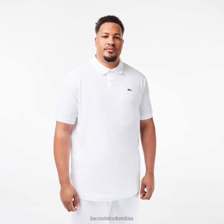 polo de petit piqué de algodón - talla grande - alto blanco Lacoste ropa hombres 80XZX187