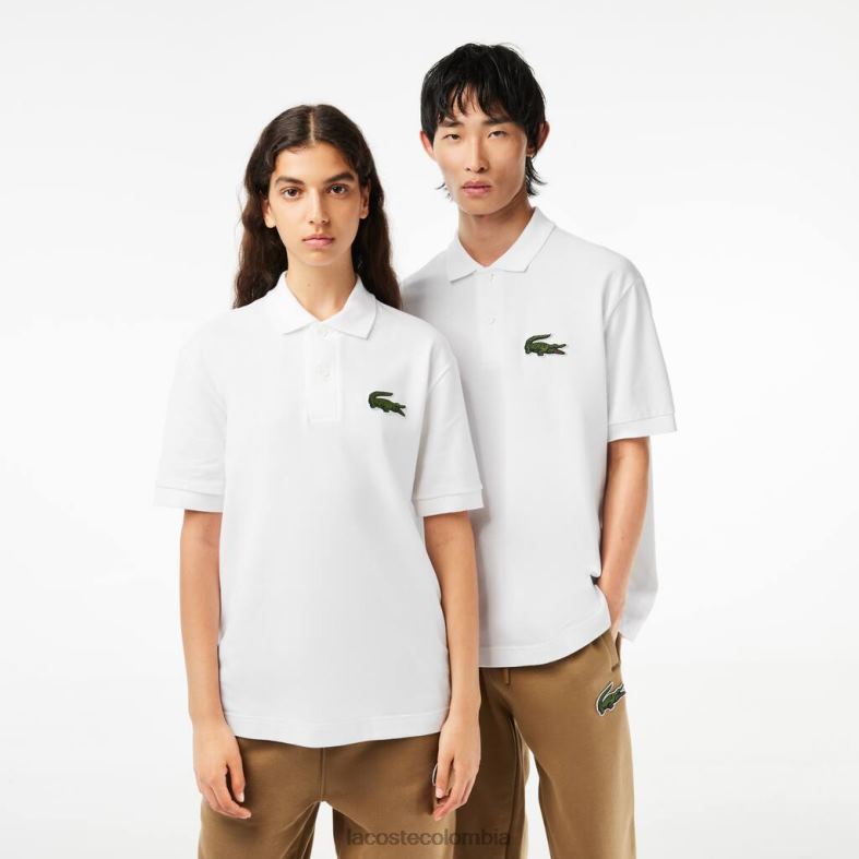polo holgado original l.12.12 blanco Lacoste ropa hombres 80XZX231