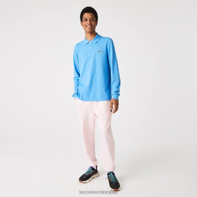 polo manga larga original l.12.12 azul Lacoste ropa hombres 80XZX821