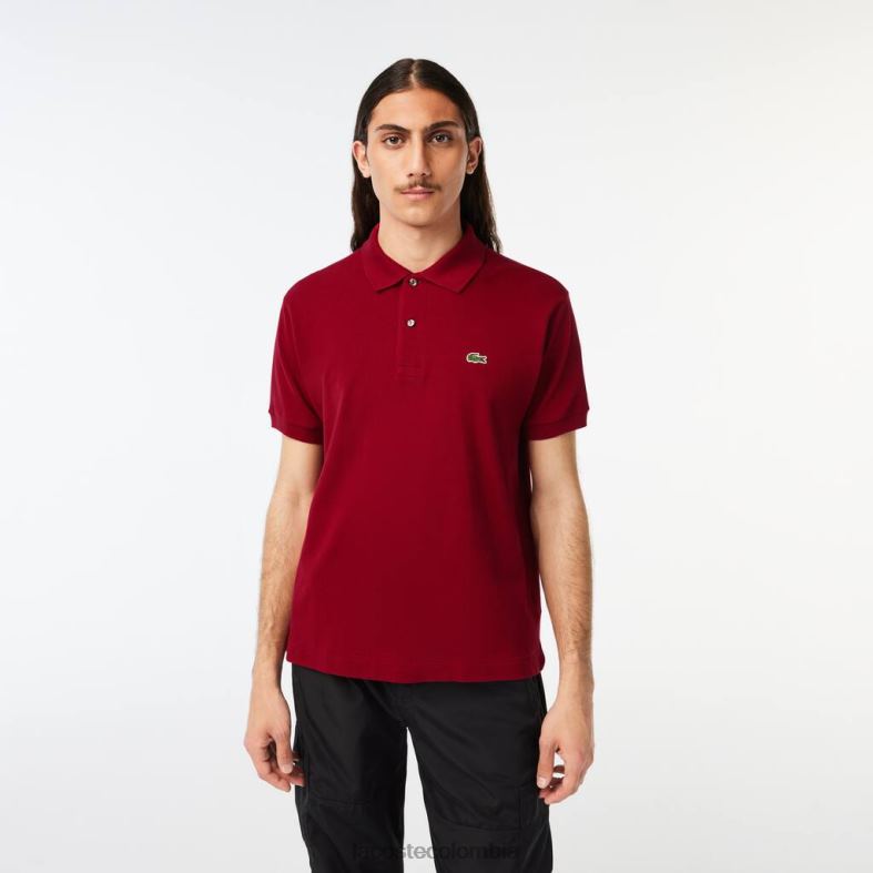 polo original l.12.12 Burdeos Lacoste ropa hombres 80XZX656