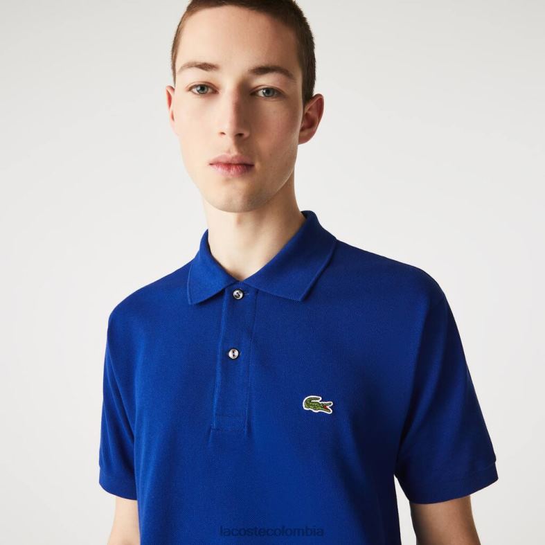 polo original l.12.12 azul Lacoste ropa hombres 80XZX875