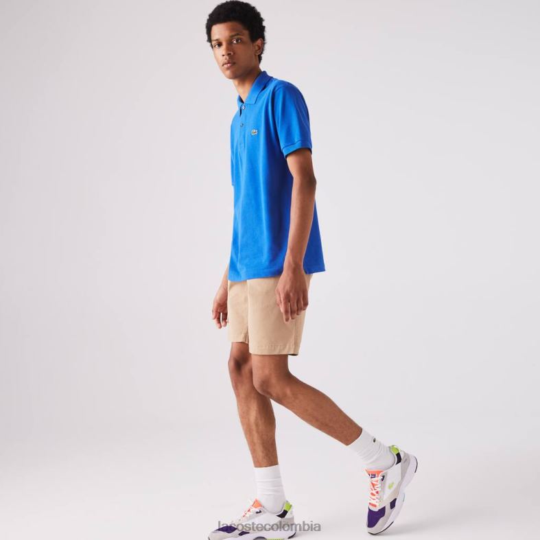 polo original l.12.12 azul Lacoste ropa hombres 80XZX894