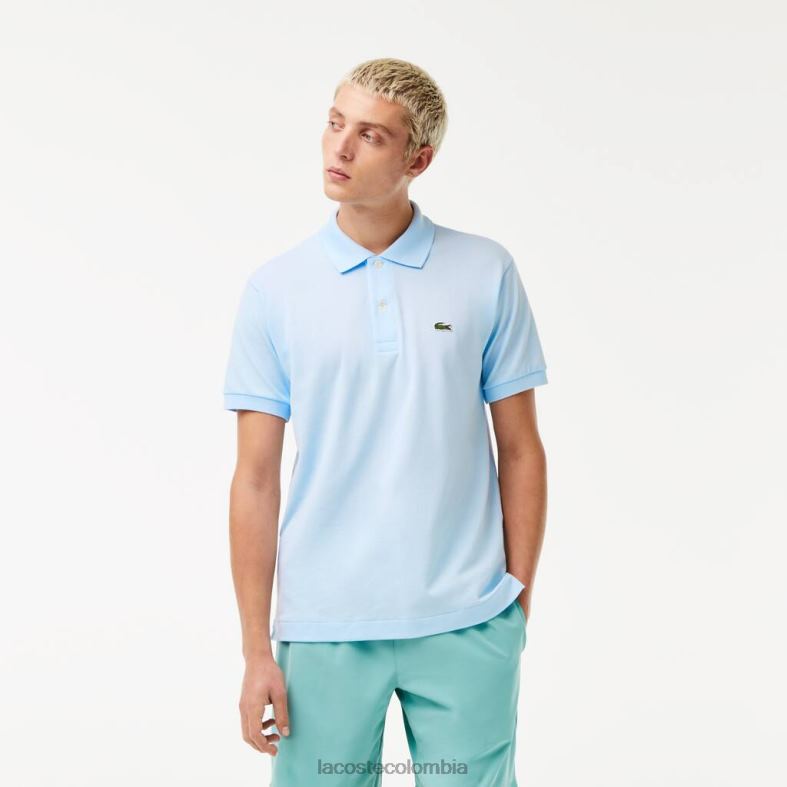 polo original l.12.12 azul claro Lacoste ropa hombres 80XZX61