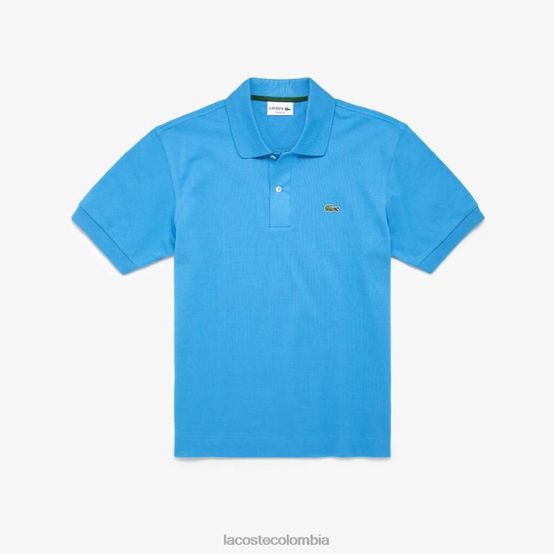 polo original l.12.12 con piqué de algodón grueso azul Lacoste ropa hombres 80XZX768