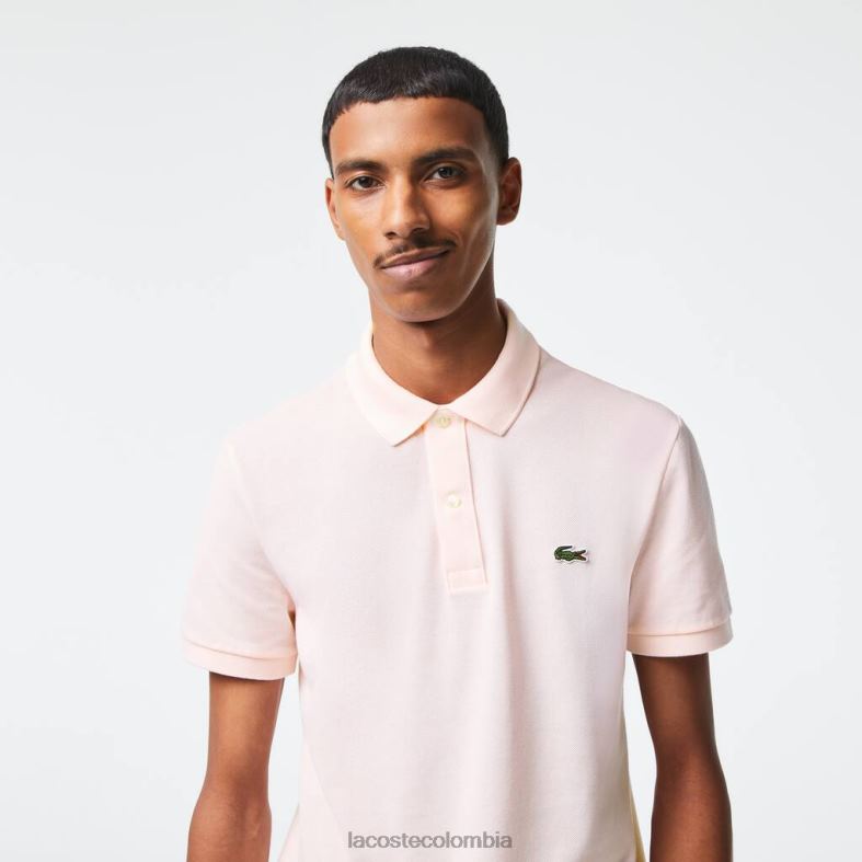 polo original l.12.12 de corte slim Rosa claro Lacoste ropa hombres 80XZX740