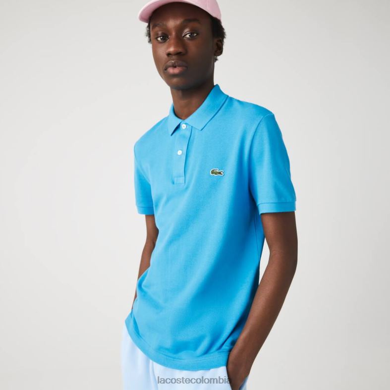 polo original l.12.12 de corte slim turquesa Lacoste ropa hombres 80XZX866