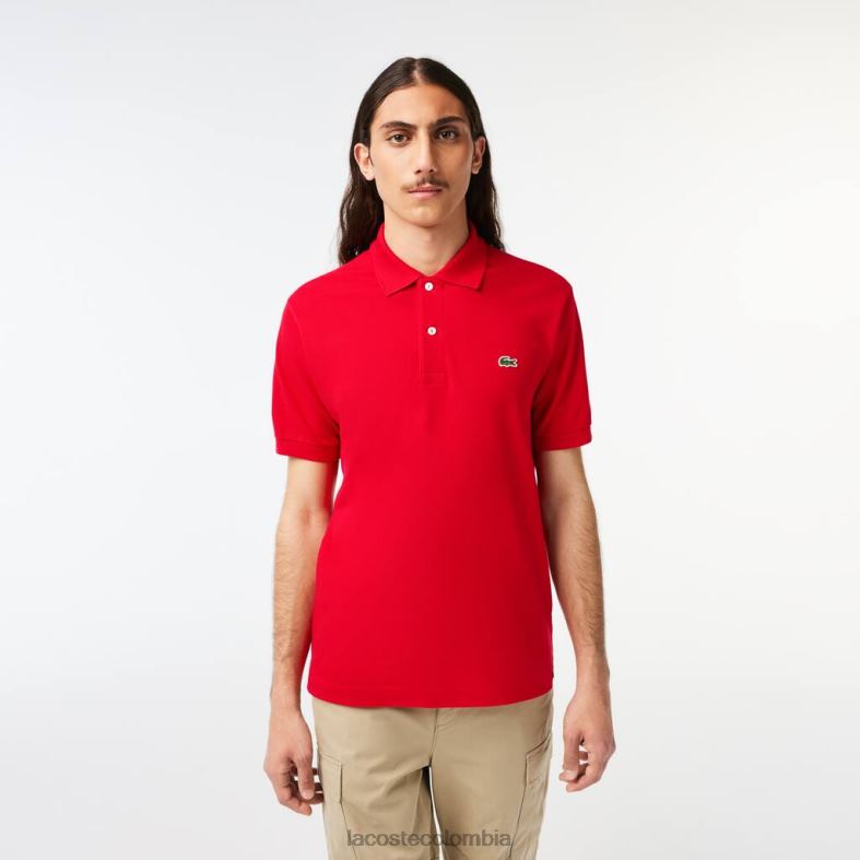 polo original l.12.12 rojo Lacoste ropa hombres 80XZX775