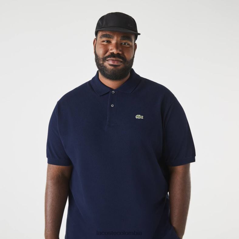 polo petit piqué de algodón - talla grande - grande Azul marino Lacoste ropa hombres 80XZX171