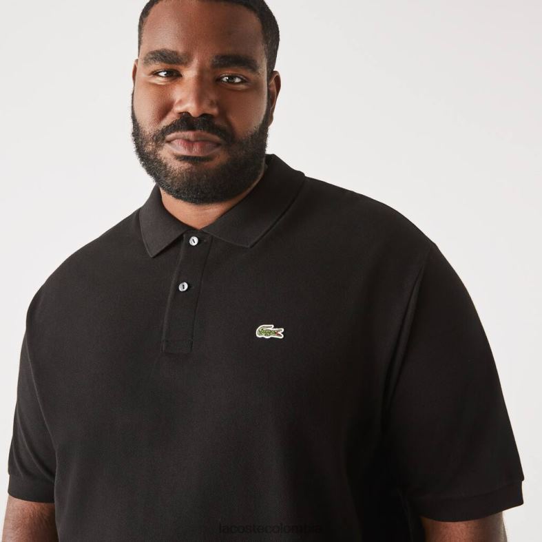 polo petit piqué de algodón - talla grande - grande negro Lacoste ropa hombres 80XZX170
