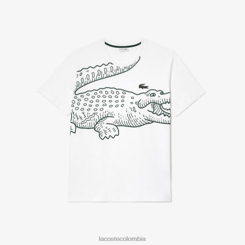 Camiseta de punto holgada - Talla grande - Grande blanco Lacoste ropa hombres 80XZX227