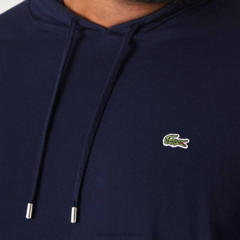 camiseta con capucha Azul marino Lacoste ropa hombres 80XZX781