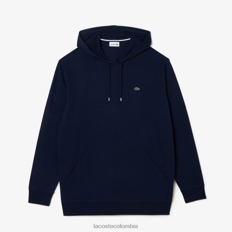 camiseta con capucha y ajuste regular Azul marino Lacoste ropa hombres 80XZX725