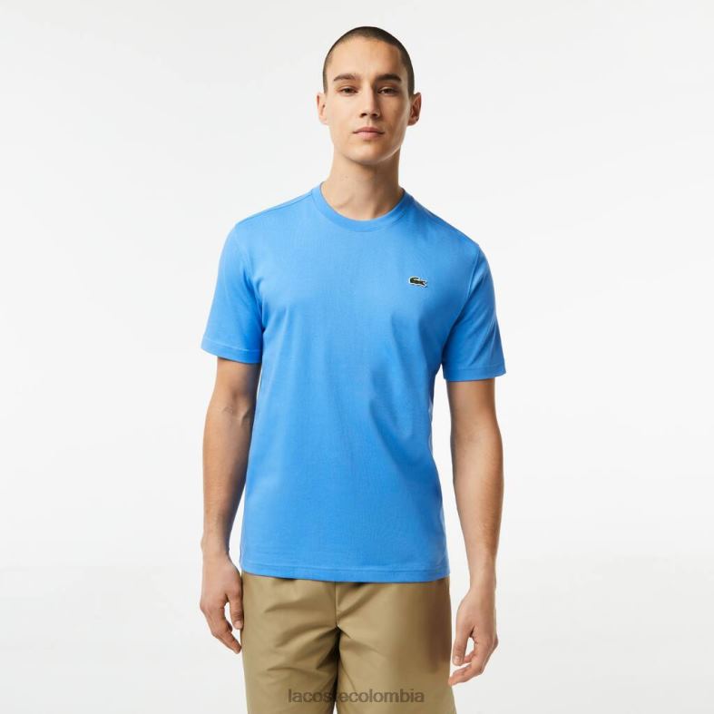 camiseta deportiva transpirable azul Lacoste ropa hombres 80XZX50