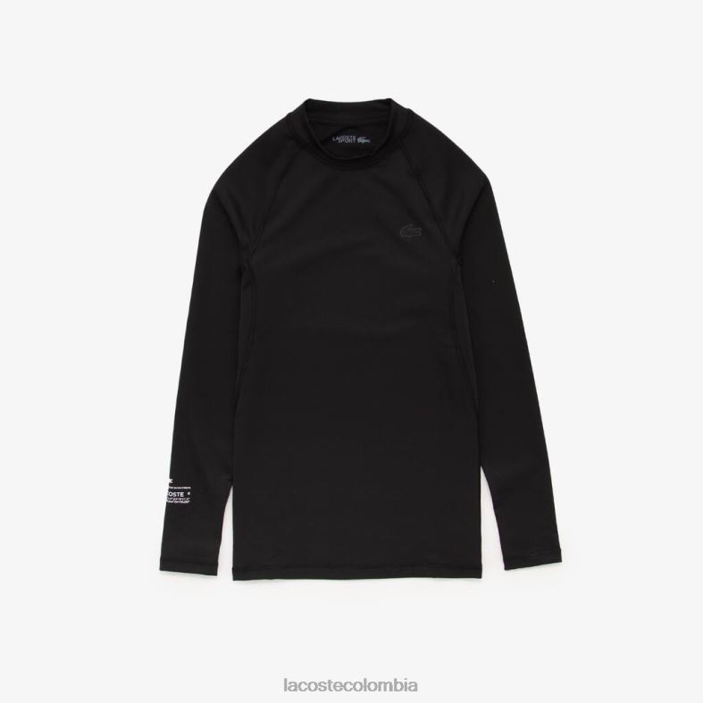 camiseta térmica deportiva negro Lacoste ropa hombres 80XZX878