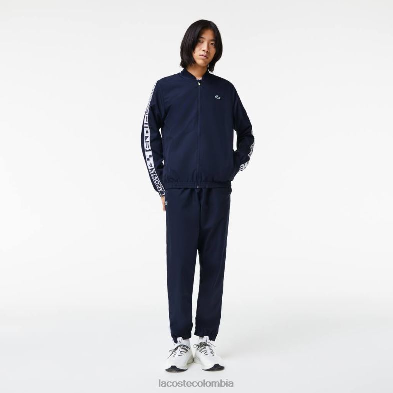 chándal deportivo de tenis estampado Azul marino Lacoste ropa hombres 80XZX1172