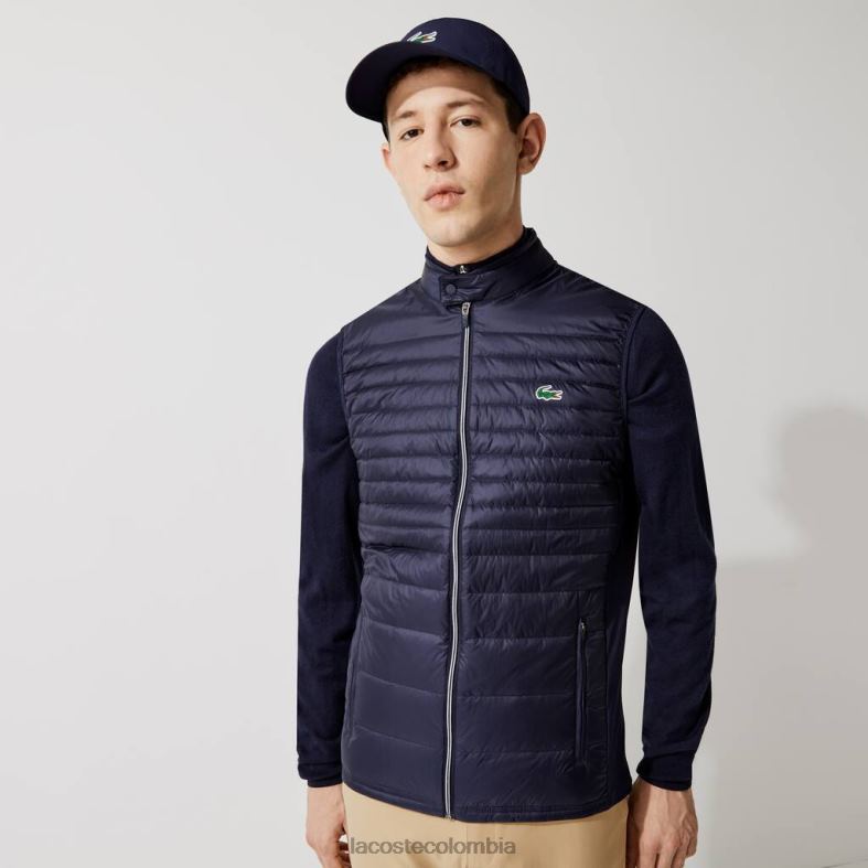 Chaleco de golf acolchado, ligero y resistente al agua. Azul marino Lacoste ropa hombres 80XZX1309