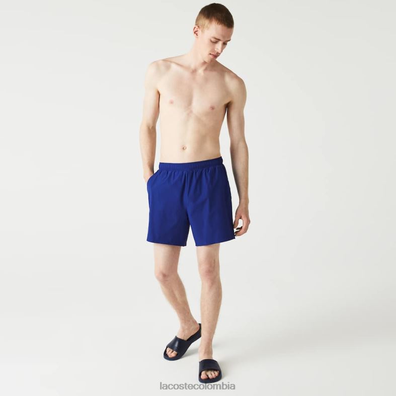 bañadores ligeros azul Lacoste ropa hombres 80XZX1682