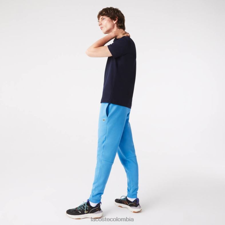 pantalones de chándal con corte tapered azul Lacoste ropa hombres 80XZX1086