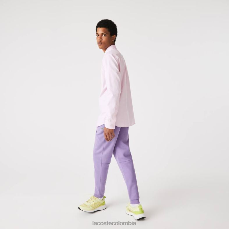 pantalones de chándal con corte tapered púrpura Lacoste ropa hombres 80XZX995