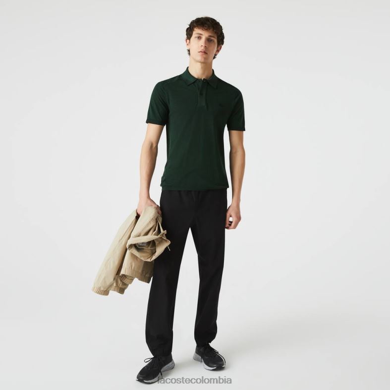 pantalones de chándal ligeros negro Lacoste ropa hombres 80XZX1131