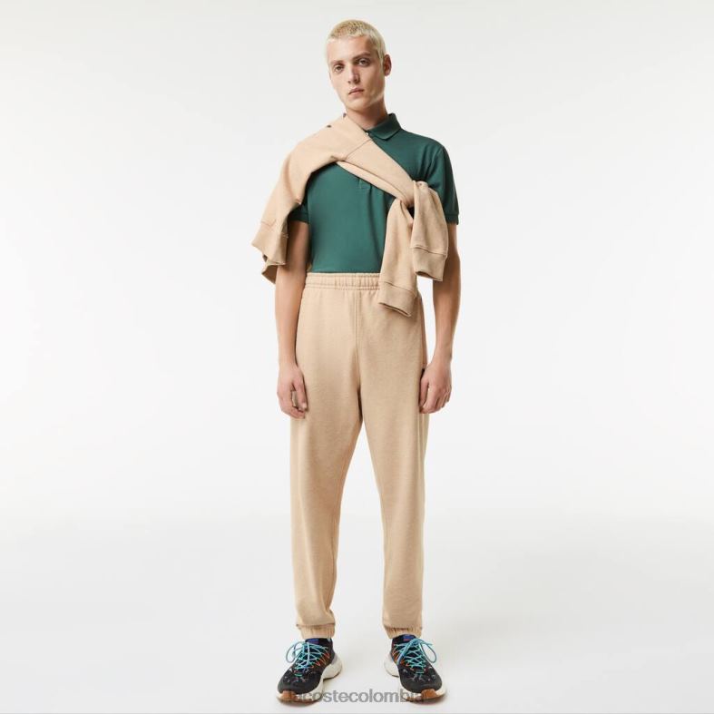 pantalones deportivos estampados beige Lacoste ropa hombres 80XZX1013