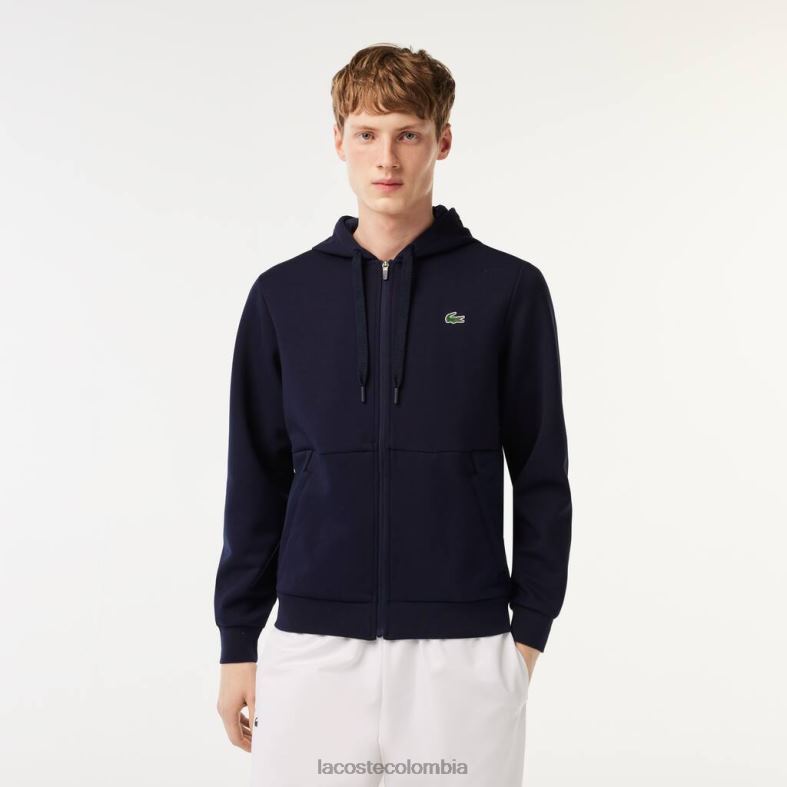 sudadera deportiva con paneles de malla Azul marino Lacoste ropa hombres 80XZX1019