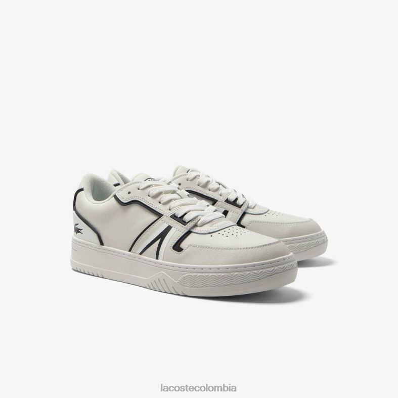 zapatillas l001 baseline de piel blanco Lacoste zapatos hombres 80XZX1725