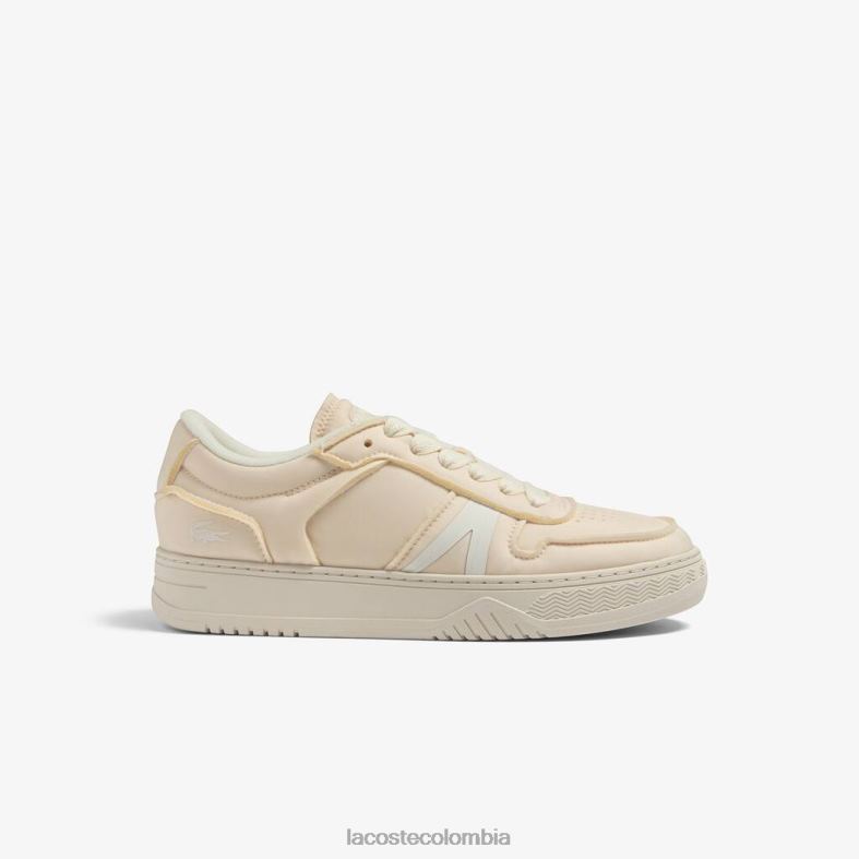 zapatillas l001 de tela confeccionada blanquecino Lacoste zapatos hombres 80XZX1746